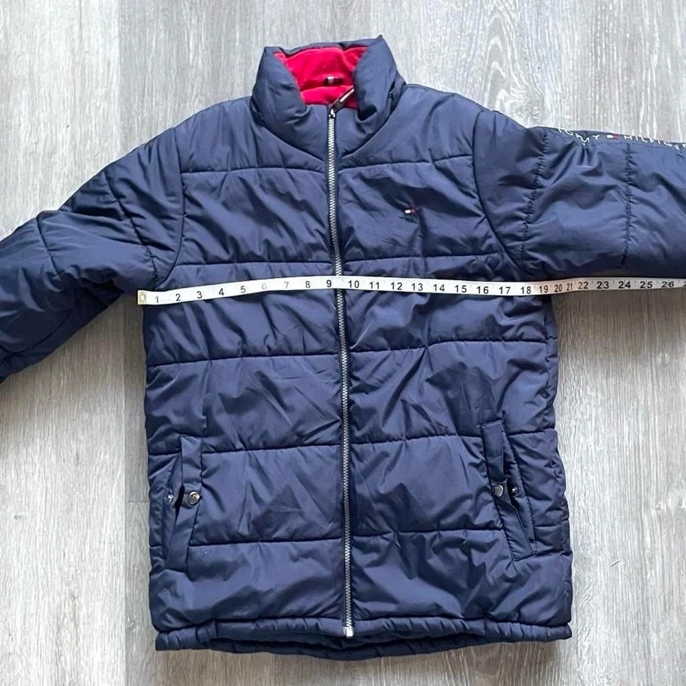 Tommy Hilfiger Navy Puffer Jacket | Youth L 14/16